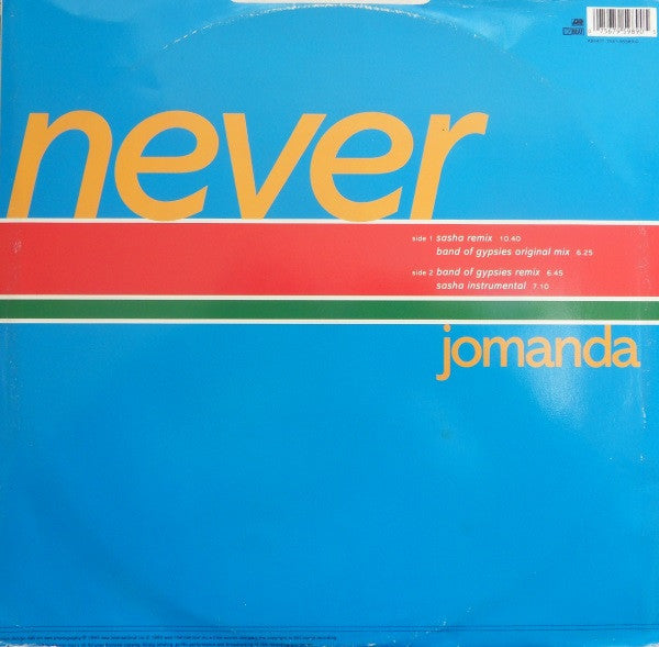Jomanda : Never (12", Single)