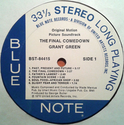 Grant Green : The Final Comedown - Original Motion Picture Soundtrack (LP, Album, Ter)
