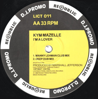 Turntable Orchestra / Kym Mazelle : You're Gonna Miss Me / I'm A Lover (12", Promo)