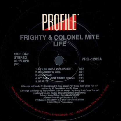 Frighty & Colonel Mite : Life (LP, Album)