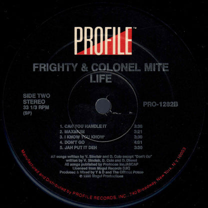 Frighty & Colonel Mite : Life (LP, Album)