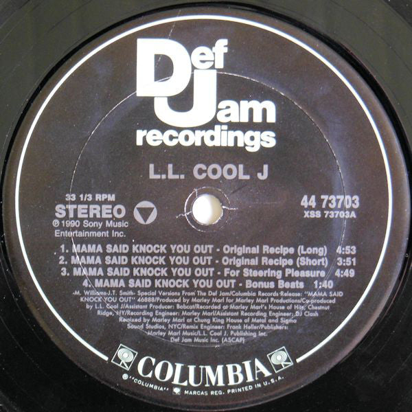 L.L. Cool J* : Mama Said Knock You Out (12", Single)