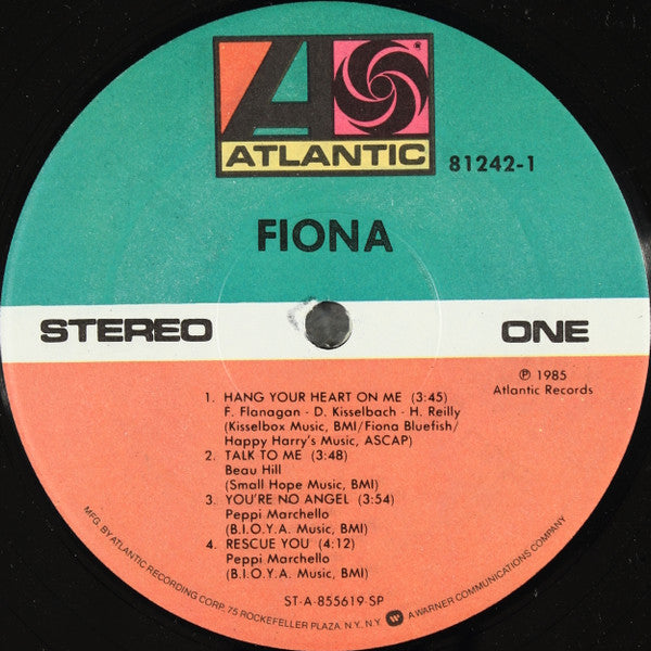 Fiona (4) : Fiona (LP, Album, Spe)