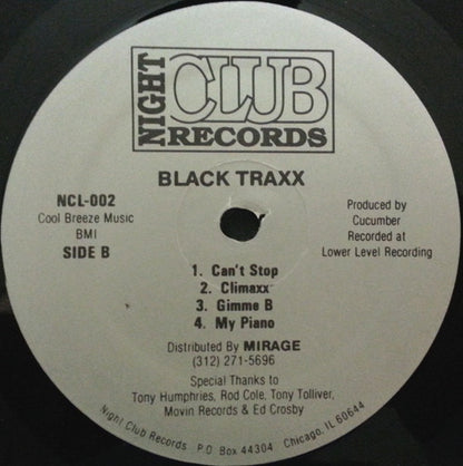 Black Traxx : Black Traxx (12")
