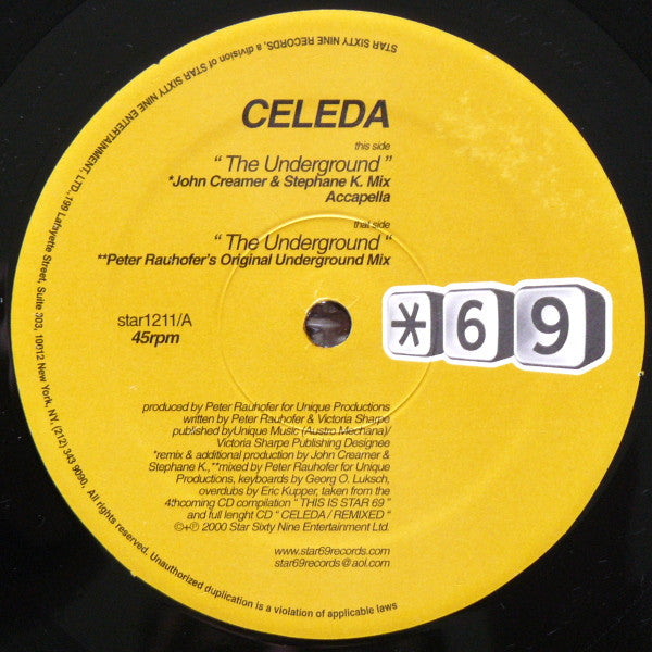 Celeda : The Underground (Part 2) (12")