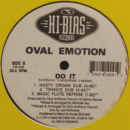 Oval Emotion : Do It (12")
