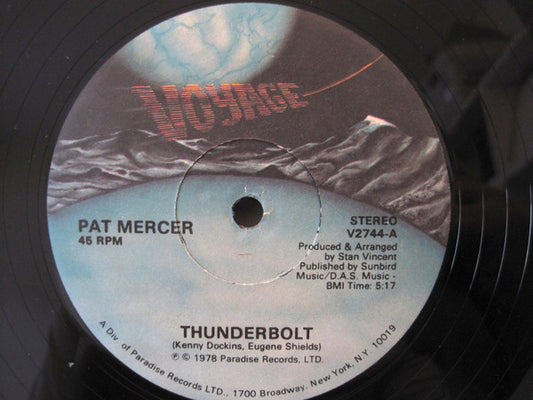 Pat Mercer / Doc, Aikens & Shields : Thunderbolt / Starvin For The Music (12")