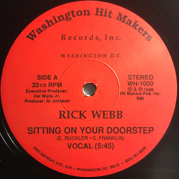 Rick Webb : Sitting On Your Doorstep (12")