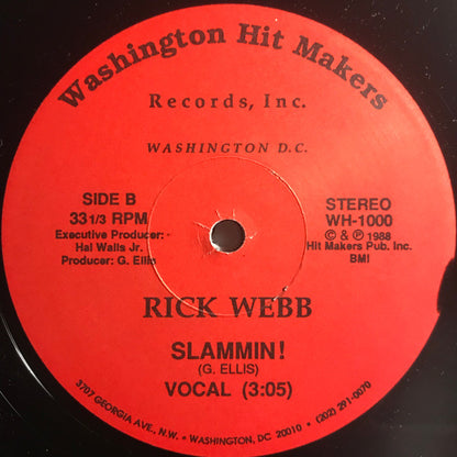 Rick Webb : Sitting On Your Doorstep (12")