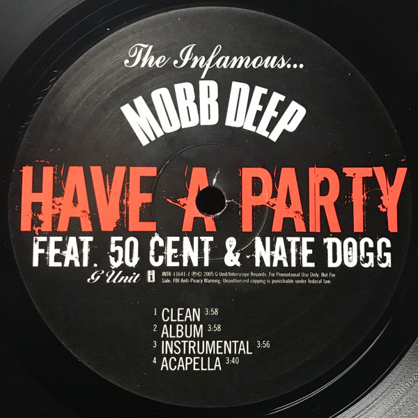 Mobb Deep : Have A Party (12", Promo)