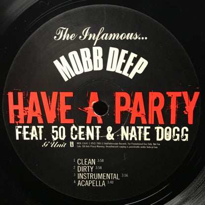Mobb Deep : Have A Party (12", Promo)