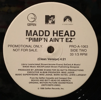 LL Cool J / Madd Head : Ain't Nobody / Pimp'n Ain't Ez (12", Promo)