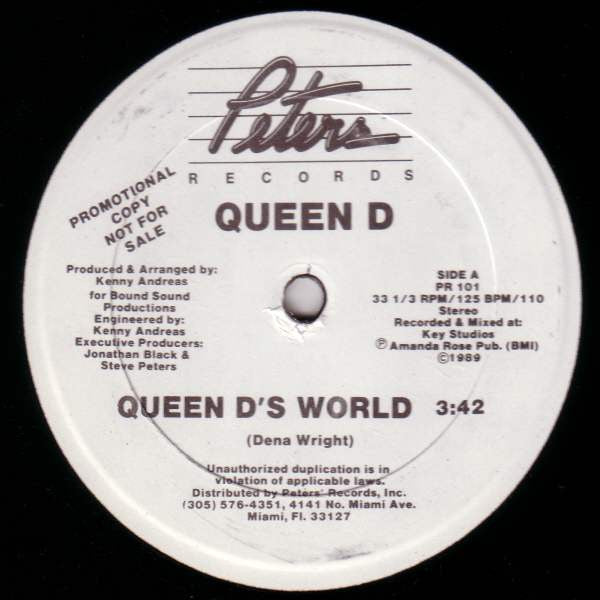 Queen D : Queen D's World (12", Promo)