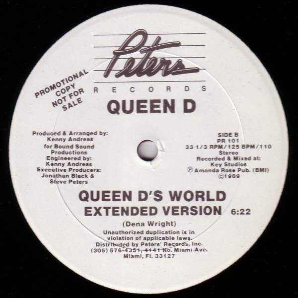 Queen D : Queen D's World (12", Promo)