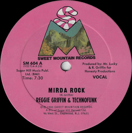 Reggie Griffin & Technofunk : Mirda Rock (12")