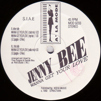 Jenny Bee* : Wanna Get Your Love (12")