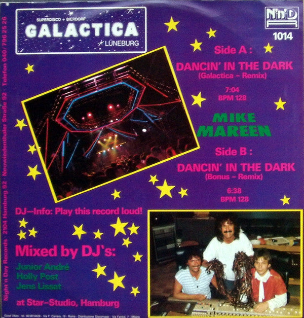 Mike Mareen : Dancing In The Dark (Galactica Remix) (12")