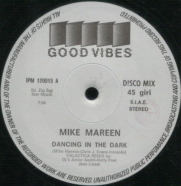 Mike Mareen : Dancing In The Dark (Galactica Remix) (12")
