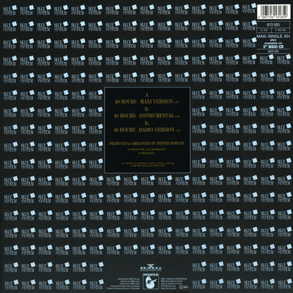 Blue System : 48 Hours (12", Maxi)