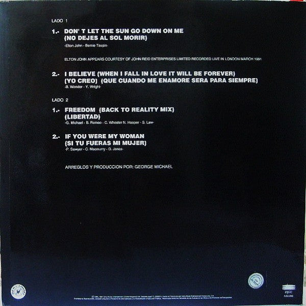 George Michael, Elton John : Don't Let The Sun Go Down On Me (12", Single)