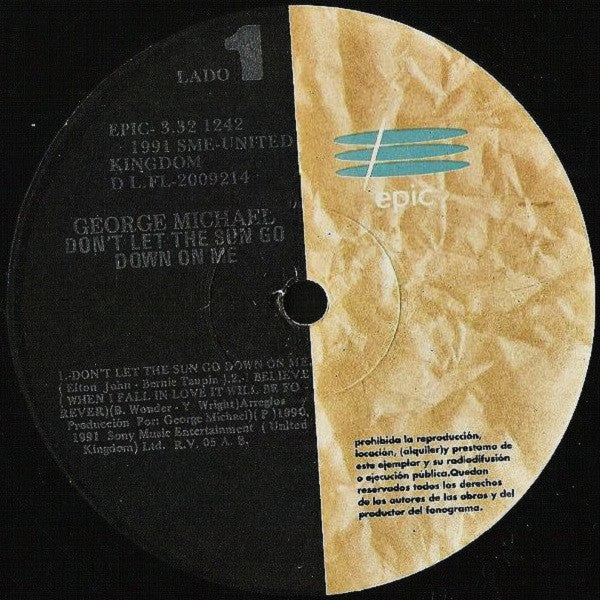 George Michael, Elton John : Don't Let The Sun Go Down On Me (12", Single)