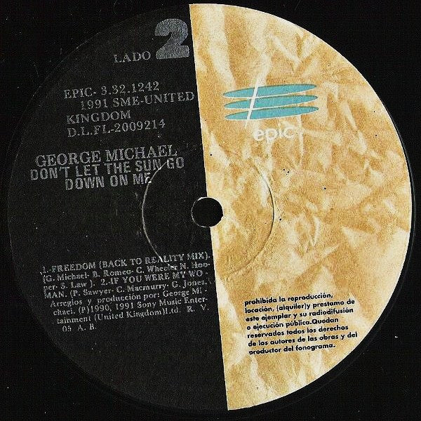 George Michael, Elton John : Don't Let The Sun Go Down On Me (12", Single)
