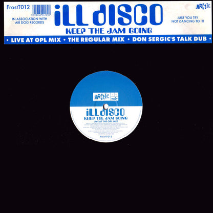 Ill Disco : Keep The Jam Going (12")