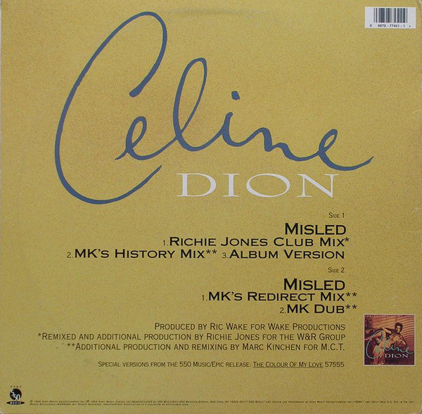Celine Dion* : Misled (12")