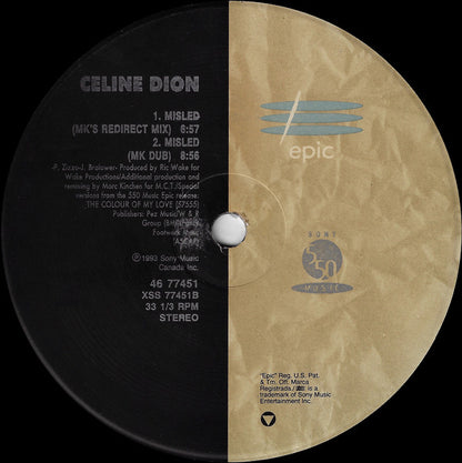 Celine Dion* : Misled (12")