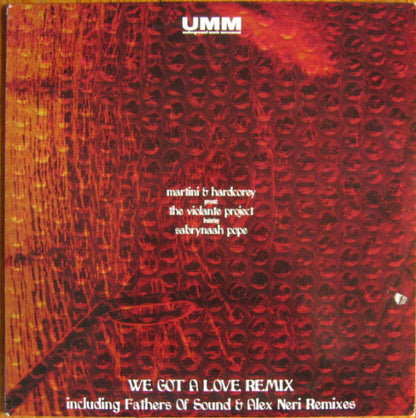 Martini & Hardcorey Presents The Violante Project Featuring Sabrynaah Pope : We Got A Love Remix (12")
