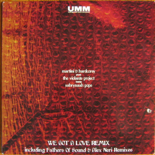 Martini & Hardcorey Presents The Violante Project Featuring Sabrynaah Pope : We Got A Love Remix (12")