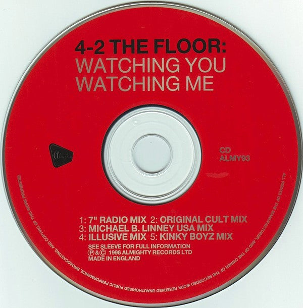 4-2 The Floor : Watching You Watching Me (CD, Single)