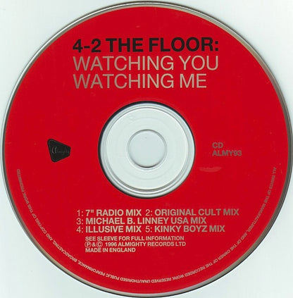 4-2 The Floor : Watching You Watching Me (CD, Single)