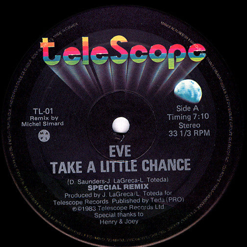 Eve (6) : Take A Little Chance (Special Remix) (12")