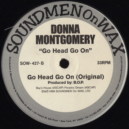 Donna Montgomery : Go Head Go On (12")