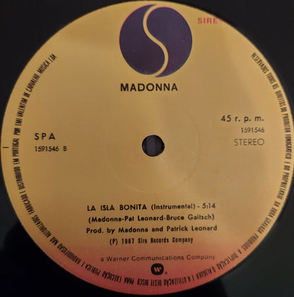 Madonna : La Isla Bonita (12", Maxi)