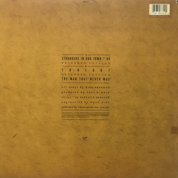 Spear Of Destiny : Strangers In Our Town (12", Single, Promo, SP)