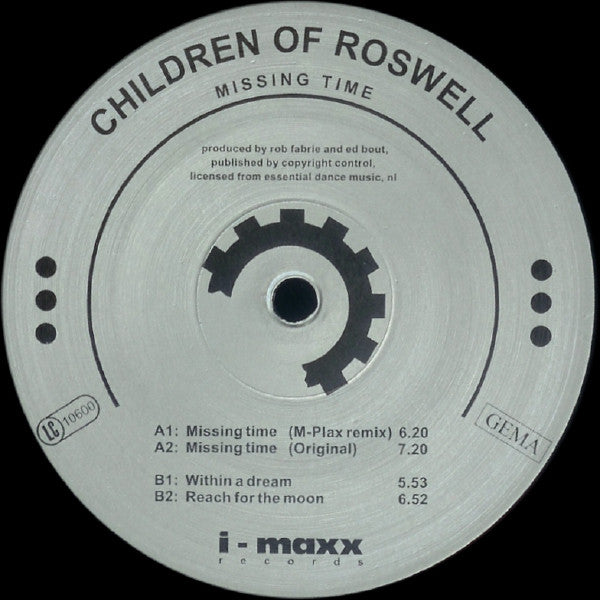 Children Of Roswell : Missing Time (12")