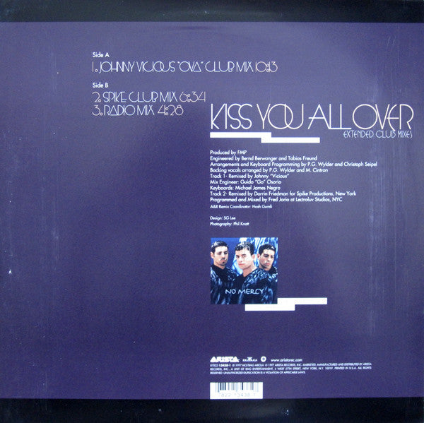 No Mercy : Kiss You All Over (Extended Club Mixes) (12")