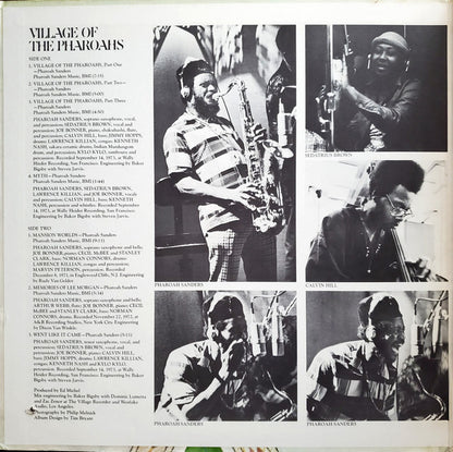 Pharoah Sanders  Featuring Vocalist  Sedatrius Brown : Village Of The Pharoahs (LP, Album, Ter)