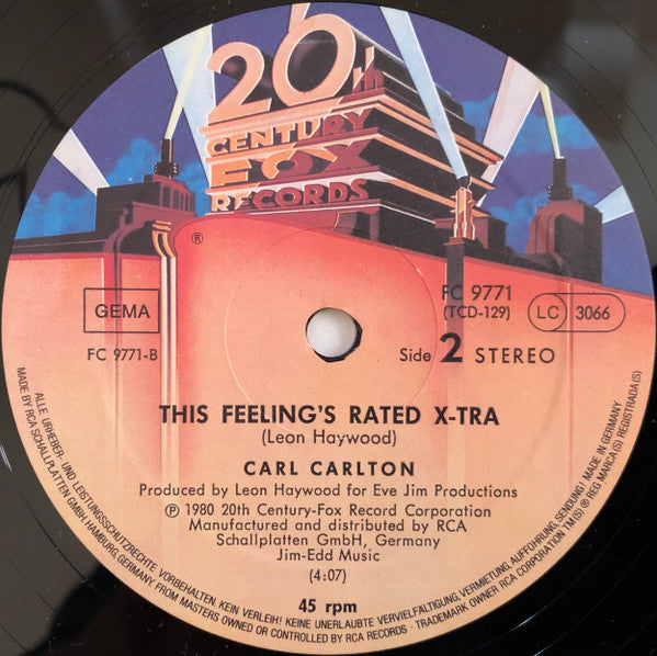 Carl Carlton : She's A Bad Mama Jama (She's Built, She's Stacked) (12", Maxi)