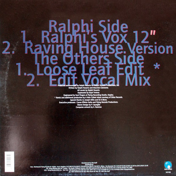 Ralphi Rosario : Brinca (12")