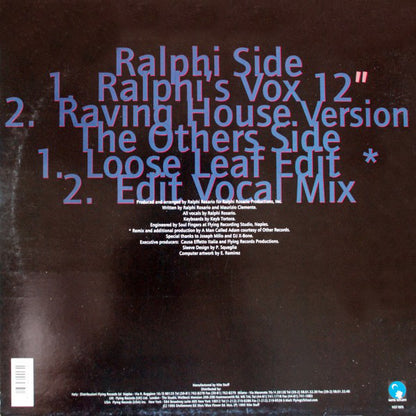 Ralphi Rosario : Brinca (12")