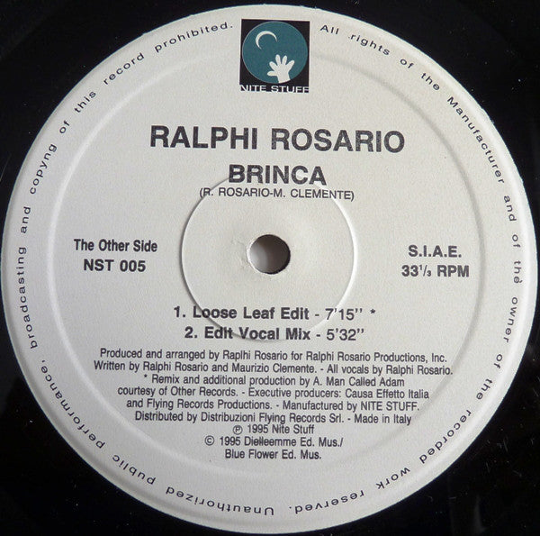 Ralphi Rosario : Brinca (12")
