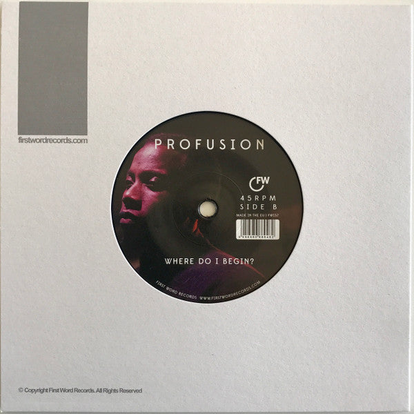 Profusion (3) : Flying / Where Do I Begin? (7", Single)
