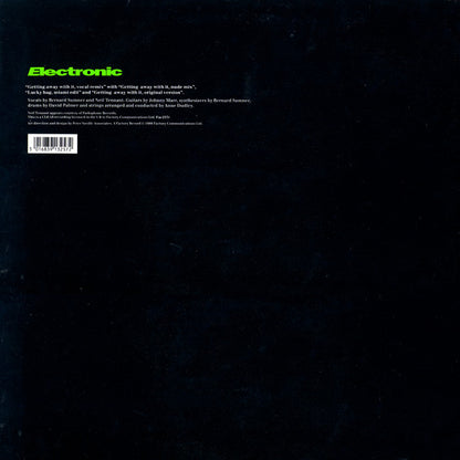 Electronic : Getting Away With It… Electromix (12", Single)