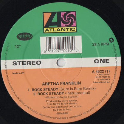 Aretha Franklin : Rock Steady (12")