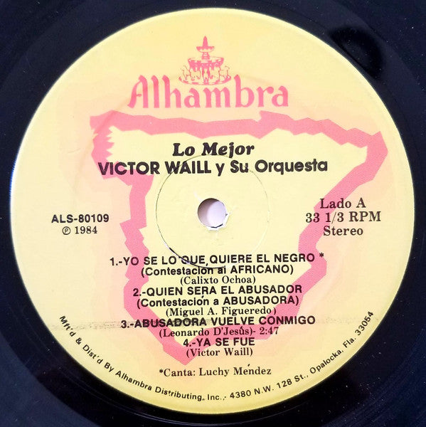 Victor Waill Y Su Orquesta* : Lo Mejor De… Victor Waill Y Su Orquesta (LP, Album, Comp)
