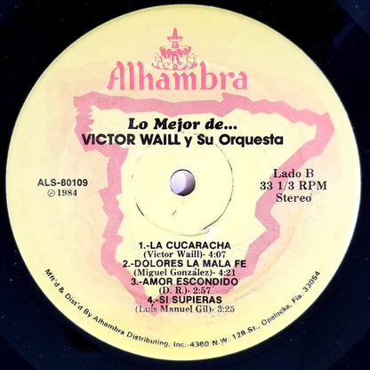 Victor Waill Y Su Orquesta* : Lo Mejor De… Victor Waill Y Su Orquesta (LP, Album, Comp)