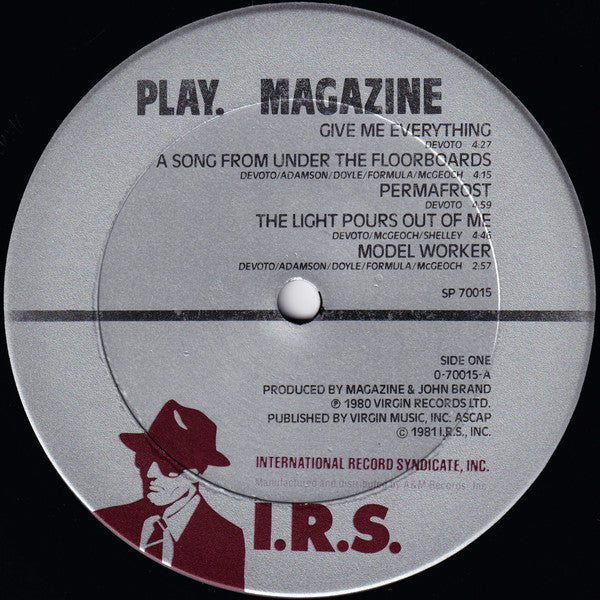 Magazine : Play. (LP, Album, Ter)